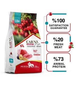Carni Life Cranberry ADULT MEDIUM & MAXI С ГОВЕЖДО И СЛИВИ за средни и едри породи кучета - 12kg, Hyper Premium