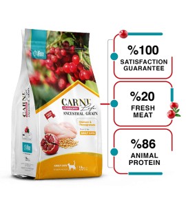 Carni Life Cranberry ADULT храна за котки С ПИЛЕ И НАР- 1.5kg, Hyper Premium