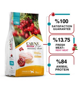 Carni Life Cranberry STERILIZED храна за кастрирани котки С ПИЛЕ И НАР - 1.5kg, Hyper Premium