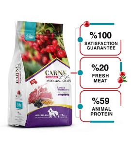 Carni Life Cranberry ADULT MEDIUM & MAXI  С АГНЕ  И КЪПИНИ за пораснали кучета от средни и големи породи - 12kg, Hyper Premium
